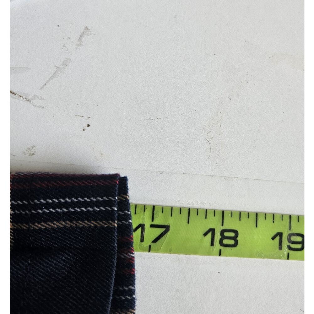 Y2K Large Dark Academia Plaid Pleated Mini Skirt Clueless Schoolgirl Preppy Fall - Picture 10 of 10